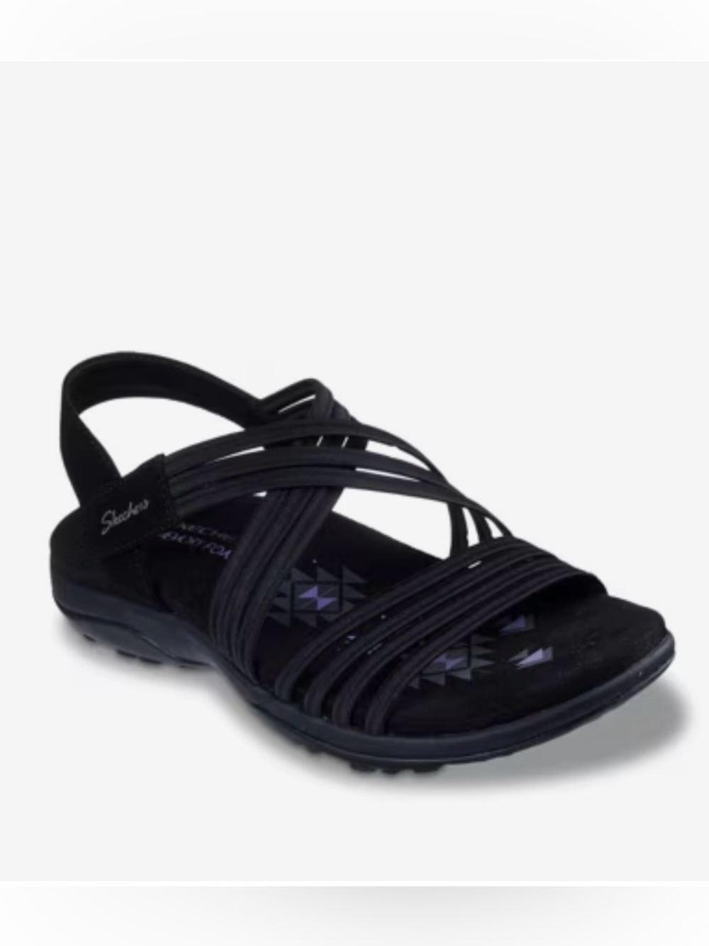 Skechers reggae memory foam sandals, size 7. New!